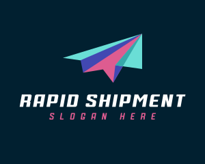 Paper Plane Logistics logo design