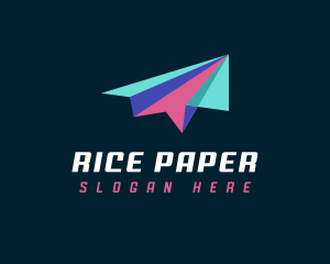 Paper Plane Logistics logo design