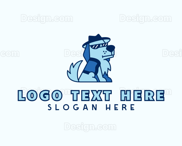 Cartoon Puppy Dog Logo