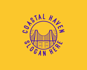 Golden Gate Bridge Tourism logo design