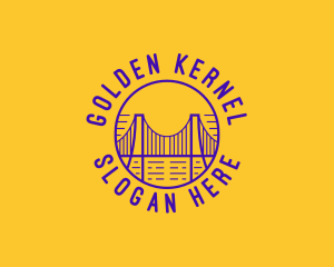 Golden Gate Bridge Tourism logo design