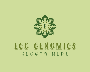 Eco Garden Wellness logo design