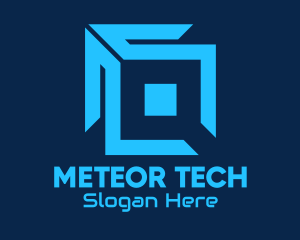 Blue Tech Software Program logo design