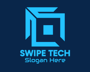 Blue Tech Software Program logo design