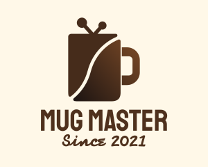 Brown Drinking Mug logo design