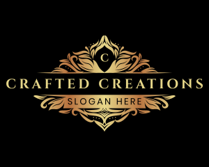 Luxury Elegant Floral logo design