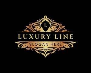 Luxury Elegant Floral logo design