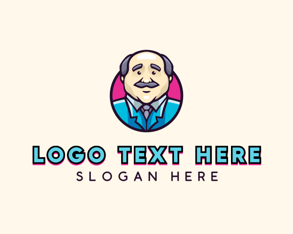 Oldman logo example 2