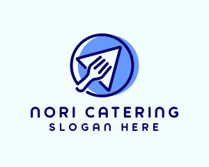 Blue Food Delivery  logo design