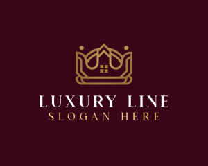 Luxury Crown Realtor logo design