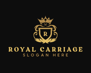 Royal Crown Shield logo design