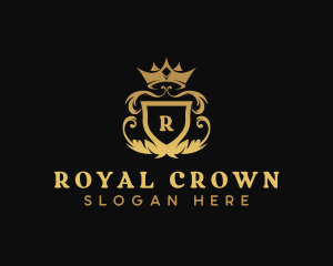 Royal Crown Shield logo design