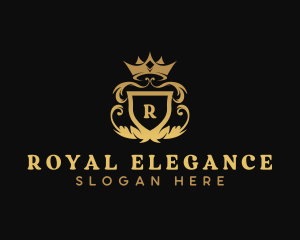 Royal Crown Shield logo design