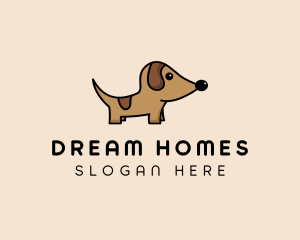 Dachshund Pup Dog  logo