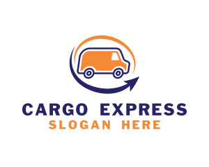 Express Delivery Van logo design