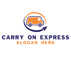 Express Delivery Van logo design