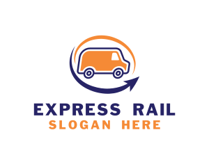 Express Delivery Van logo design