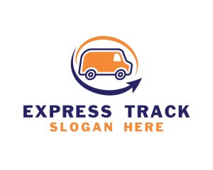 Express Delivery Van logo design