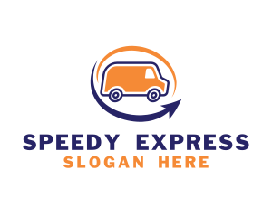 Express Delivery Van logo design