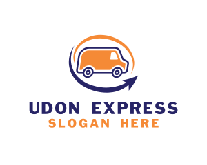 Express Delivery Van logo design