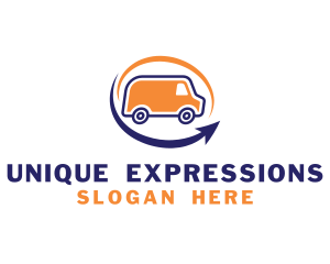 Express Delivery Van logo design