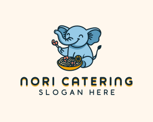 Elephant Pasta Bowl logo design