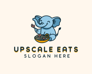 Elephant Pasta Bowl logo design