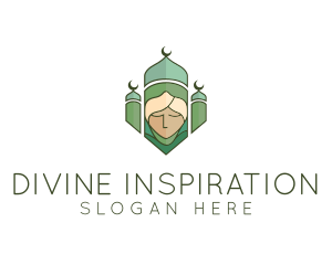 Islam Temple Turban logo