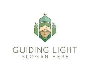 Islam Temple Turban logo design