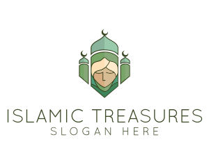Islam Temple Turban logo