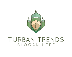 Islam Temple Turban logo design