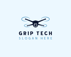 Tech Drone Surveillance  logo design