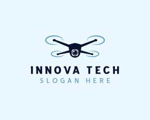 Tech Drone Surveillance  logo design