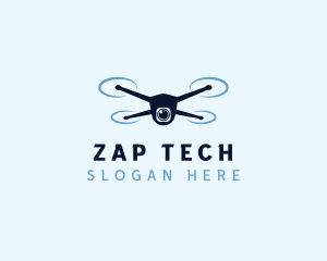 Tech Drone Surveillance  logo design