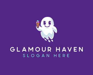 Ghost Floating Ice Cream logo