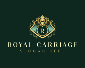 Royal Lion Crown logo design