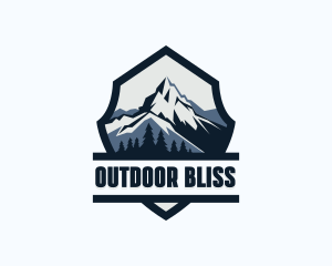 Mountaineer Outdoor Shield logo design