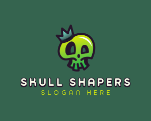 Skull Crown Graffiti  logo design