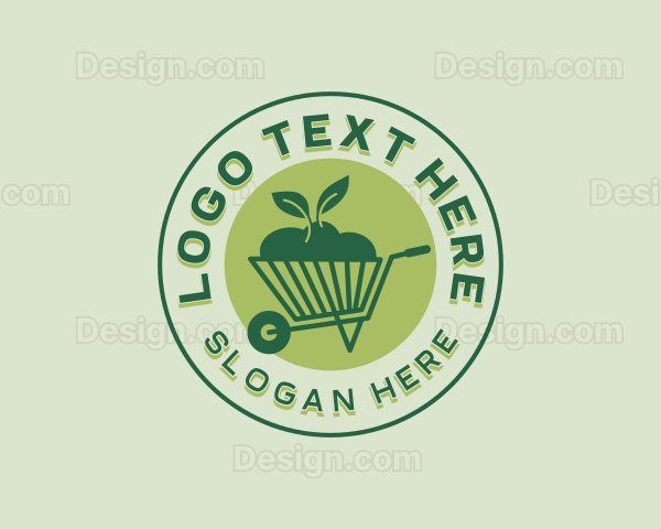 Wheelbarrow Landscape Gardening Logo