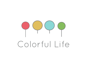 Colorful Balloon Party  logo design