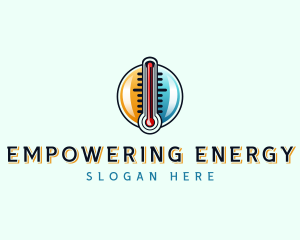 Thermal Heating Cooling logo design