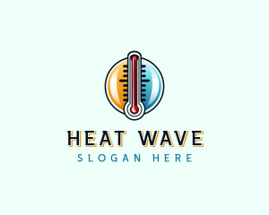 Thermal Heating Cooling logo design