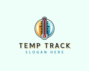 Thermal Heating Cooling logo design