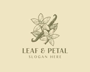 Floral Leaf Botanical logo