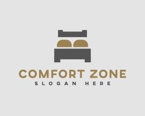 Simple Bed Mattress logo design