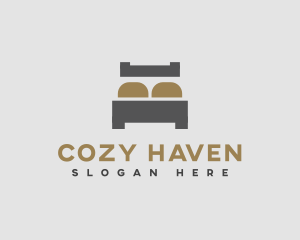 Simple Bed Mattress logo design