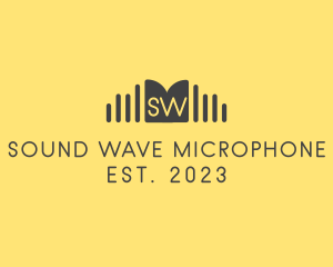 Acoustic Sound Wave Signal logo design