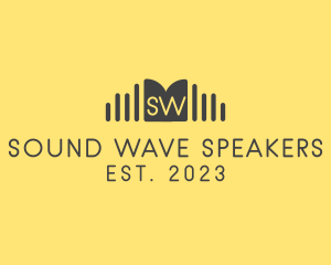 Acoustic Sound Wave Signal logo design