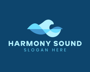 Water Sound Wave logo