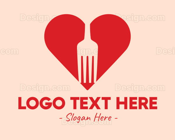 Fork Love Restaurant Logo